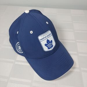 NHL Authentic Pro Fanatics Toronto Maple Leafs Blue Baseball Cap Size M/L A-Flex